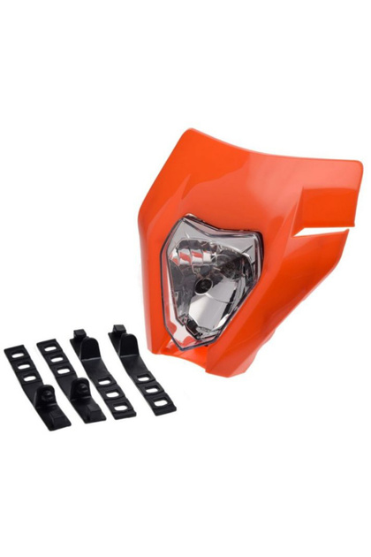 Carena si far, fata Enduro, culoare portocaliu, AW2363
