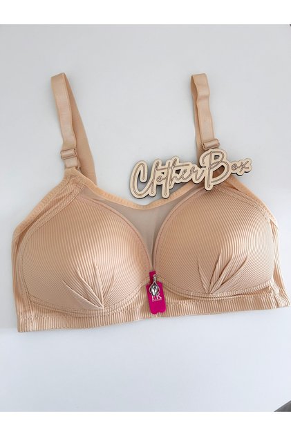 Tulle Detailed Wire-Free Unpadded Soft Bra