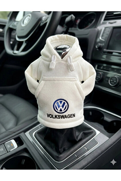 Volkswagen White Shift Polar Automobile Gear Shift Knob Cover