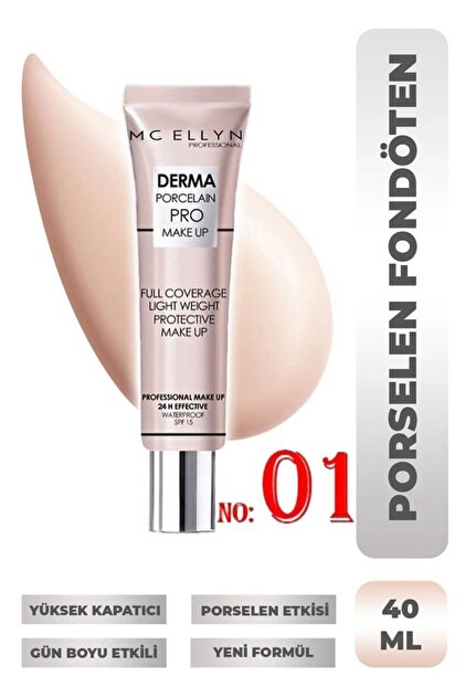 özzybijuteri Pro Makeup Waterproof Spf15 Derma Porselen Kapatıcı