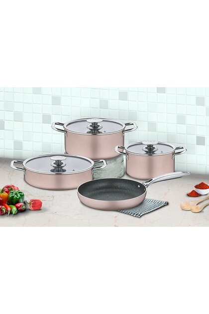 Retro 7 Piece Cookware Set