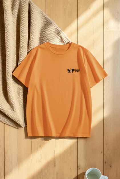 Unisex Psychos in Love Printed Design Oversize T-Shirt