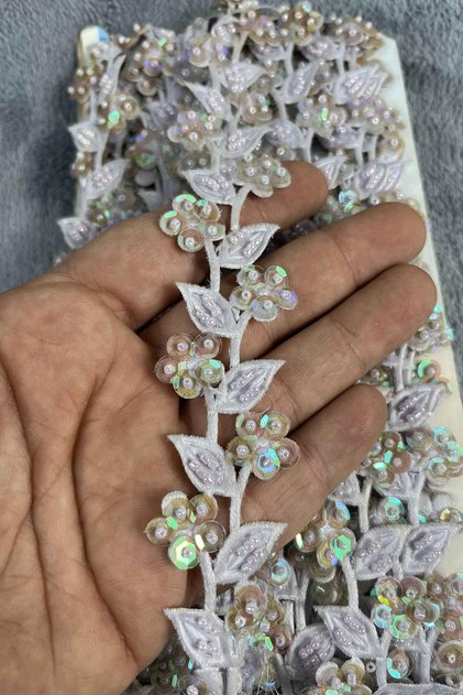 Draxor Decorative Ribbon Edge Trim – 3 cm Wide, 1 Meter for Crafts, Organization, and Decoration