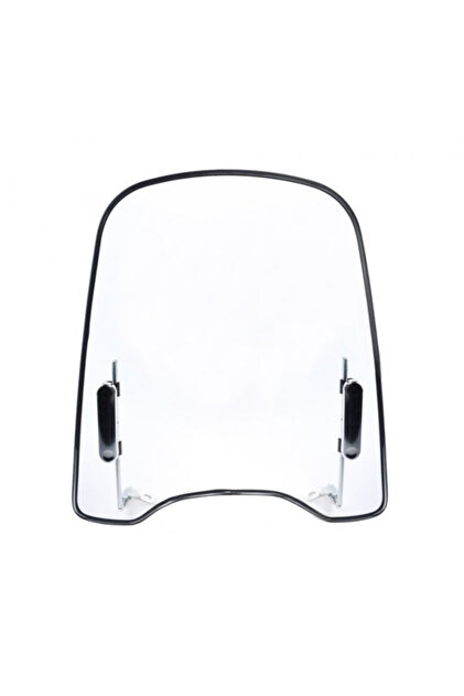 Parbriz moto + prinderi, universal, h=420mm