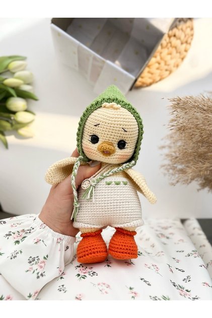 Amigurumi yumiko civciv uyku arkadaşı