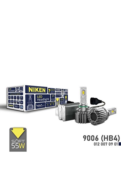 hnn出品 Niken NOVA SOFT SERİSİ 55 WATT 9000 LÜMEN HB3 9005 LED XENON CAN