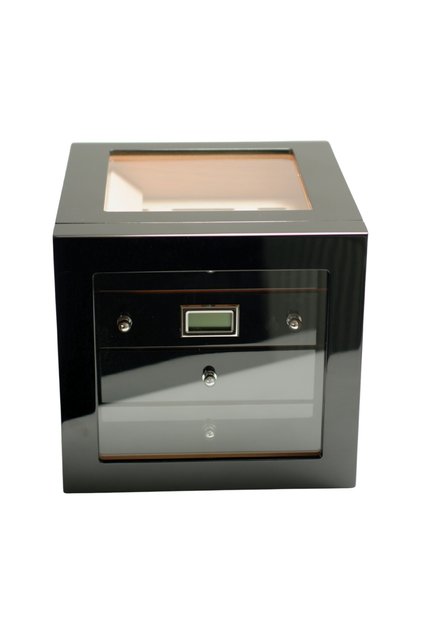 Siyah Humidor 3 Katlı Puro Saklama Kutusu PHUM0250