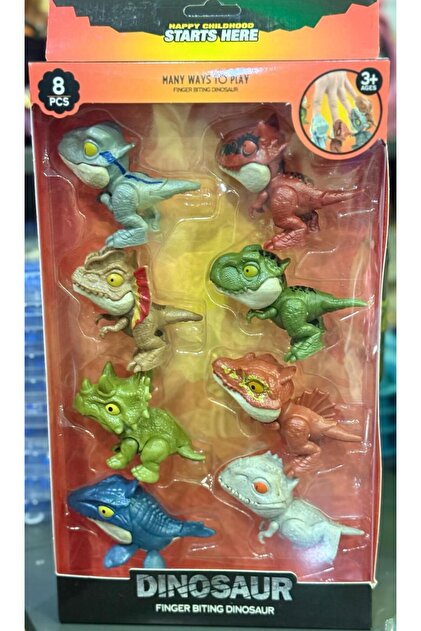 DINOSAUR CENTURY Dinosaur world finger biting dinosaur parmak