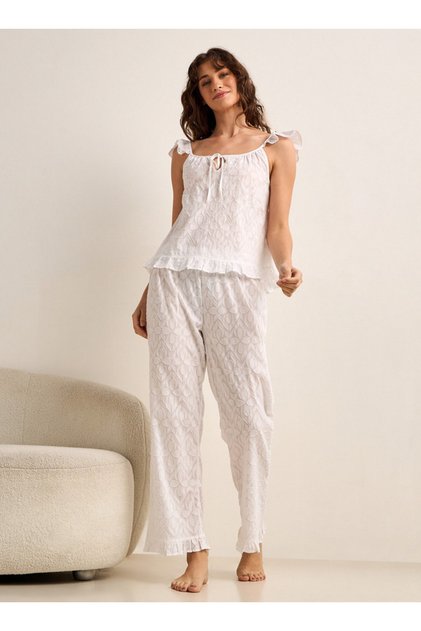 Pyjama Set Top & Trousers Cotton