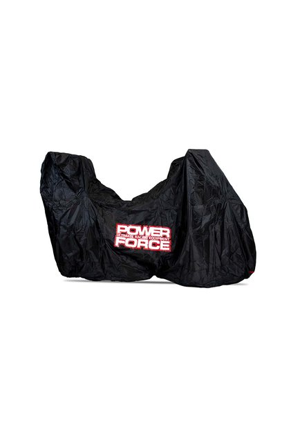 Prelata moto impermeabila pentru motoare cu topcase, marime XL, culoare negru, PowerForce