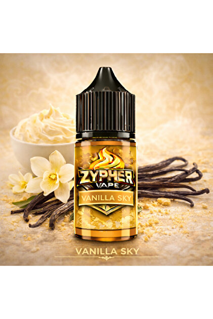 ZYPHER VANİLYA 30 ML/50MG SALT YÜKSEK AROMA VE SOĞUTUCULU LİKİT