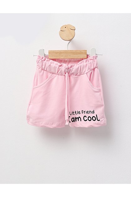 Pantaloni scurti Little Friend, roz-deschis