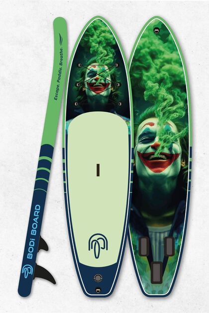 Bodi Board Paddle Board Sup Crazy Joker Şişme Stand 350x84x15cm