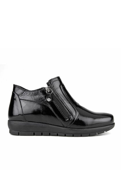 Ac2026-11 Genuine Leather Double Zipper Full Orthopedic Daily Women's Shoes