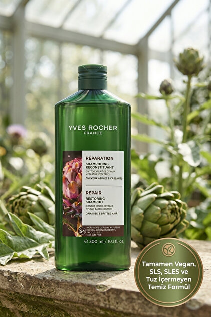 Yves Rocher Bitkisel Keratin Onarıcı Prebiyotik Şampuan Yıpranmış