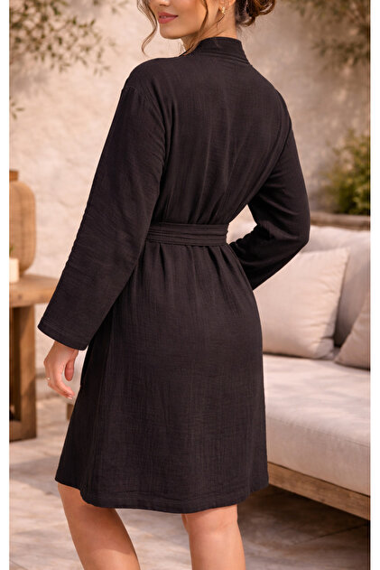 knee length dresses for ladies Ry DOUBLE LAYER GAUZE L LONG SLEEVE DRESS A – THE SHOP YOHJI YAMAMOTO main image 1