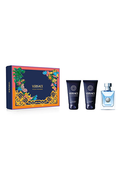 Versace Pour Homme EDT 50 ml + Saç ve Vücut Şampuanı 50 ml + Traş
