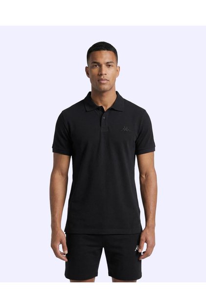 Fausto Erkek Siyah Regular Polo Yaka Tişört