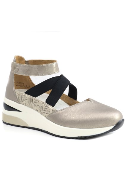 Pantofi dama decupati D2411 90-bronz-40