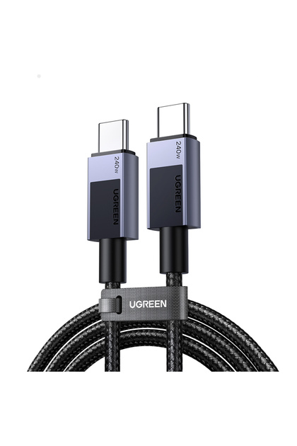 Cablu de date L513 (45068) - USB-C la Type-C, Încărcare rapidă, PD240W, 5A, 480Mbps, 2m - Space