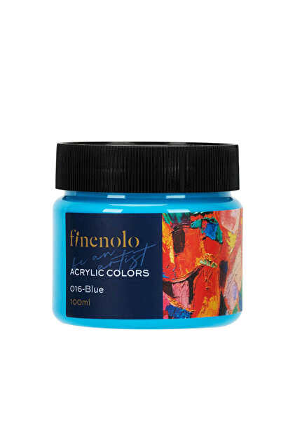 Vopsea acrilică 100 ml Finenolo - albastru