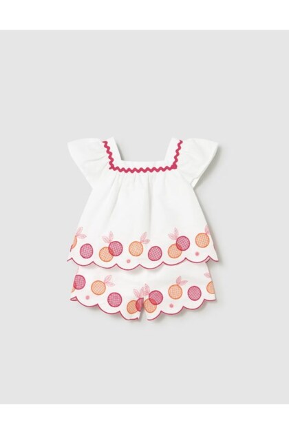 1214 Bermuda Set Embroidered