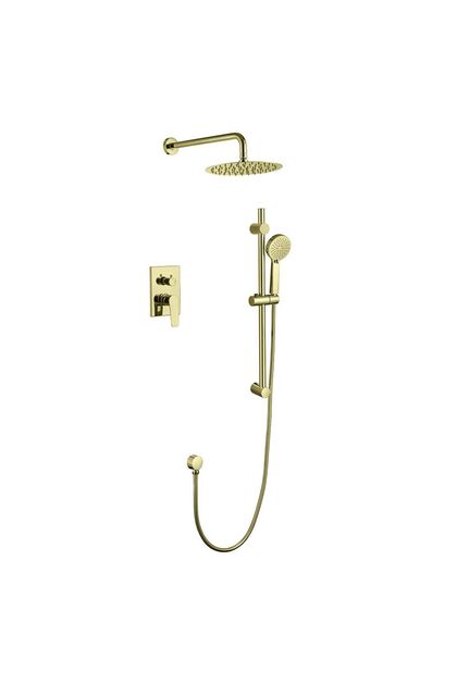 Calli Concealed Shower Mixer Complete Set Matt Gold