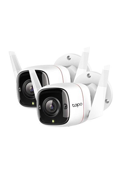 Set camere supraveghere exterior IP WiFi TAPO C310P2, 3.89 mm, 3 MP, IR 30 m, microfon