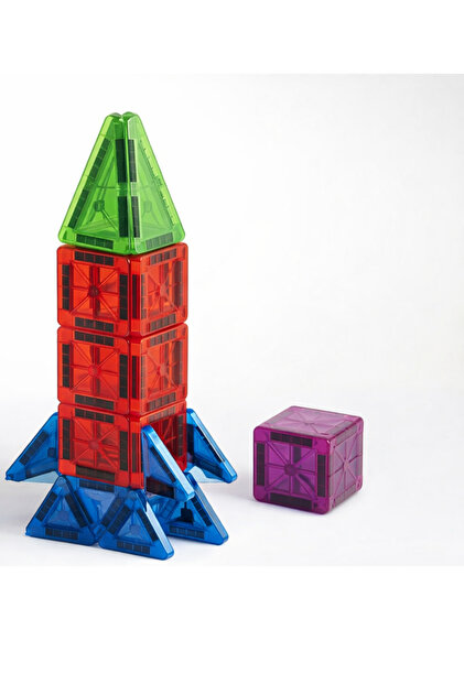 giffy Manyetik Yapı Blokları - 32 Parça Seyahat Tipi Mini Bloklar