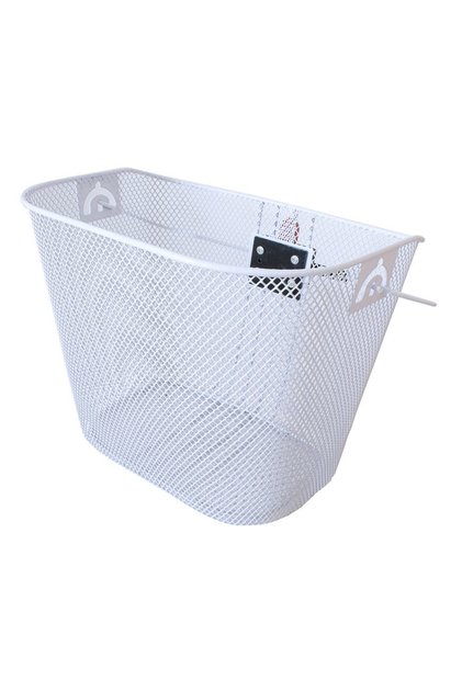 Cos fata biciclete HT-102-1, prindere fata pe pipa ghidon, culoare alb