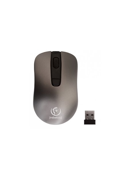 Mouse optic wireless STAR argintiu 800-1600DPI 4 butoane argintiu