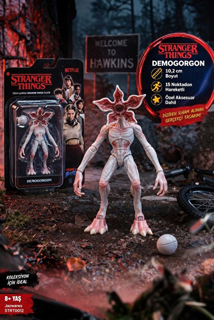 TOYFEST Stranger Things Demogorgon Figür 10 cm Jazwares Hareketli
