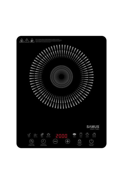 Plita Electrica Vitroceramica cu Inductie PSVFI-11BG1 2000W Touch Control 8 Functii de gatit T