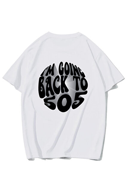 BRZ COLLECTION Unisex Oversize I'm Going Back To 505 - Arctic