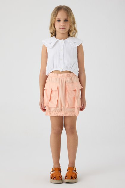 Girl White Blouse