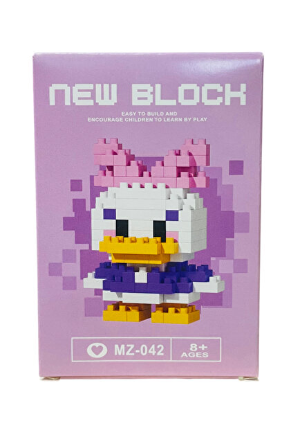 şekeyci New Block Bricks Daisy Duck Karakter Figürü 3D Yapboz
