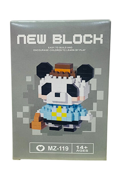 şekeyci New Block Bricks Stitch Karakter Figürü 3D Yapboz Puzzle