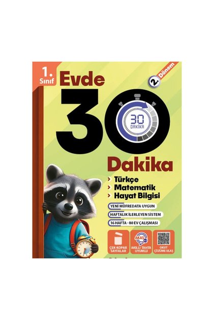 1. Sınıf 2. Dönem Evde 30 Dakika