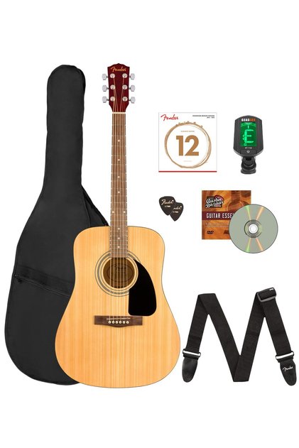FA-115 Dreadnought Natural Ceviz Klavye Akustik Gitar Paketi