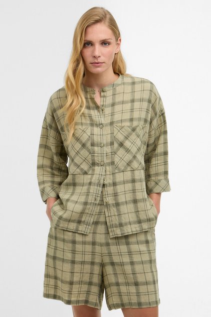 Orla Gömlek SG14 Sage Green Tartan