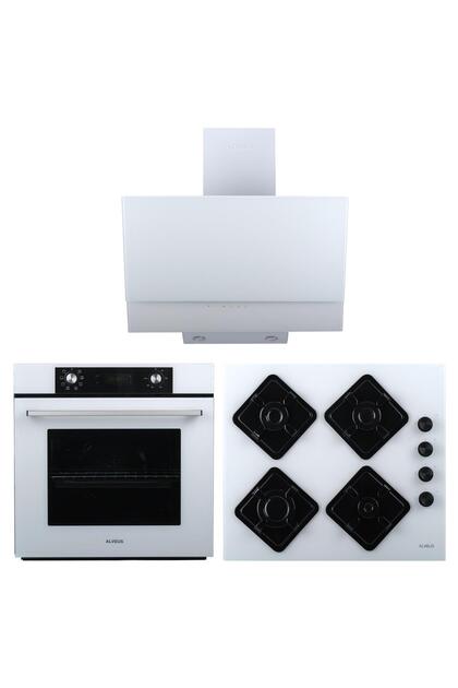 Alveus Baker Beyaz 3'lü Ankastre Set [f17-gls640-mfa627] - Fiyatı