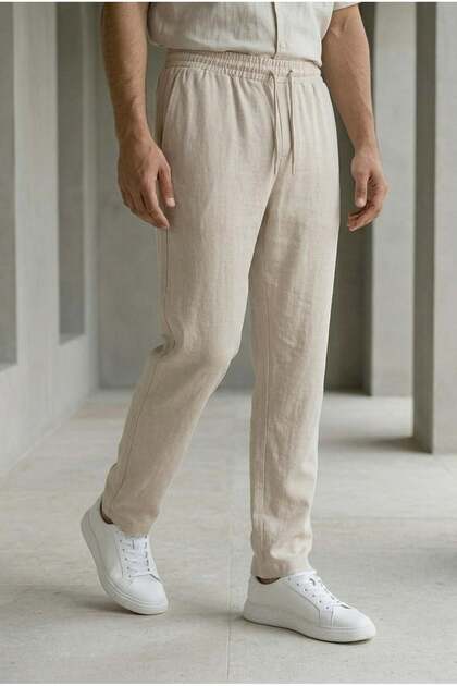 【なすび様】韓国 haag 3rd) classic pants beige Valiberta Prawer Baggy Fit Odessa Fabric Jogger Men's Trousers
