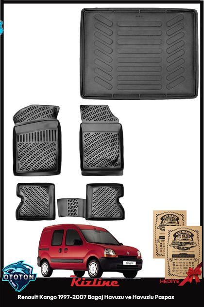 Renault Kango 2005 Bagaj Havuzu+Havuzlu Paspas& ton koku
