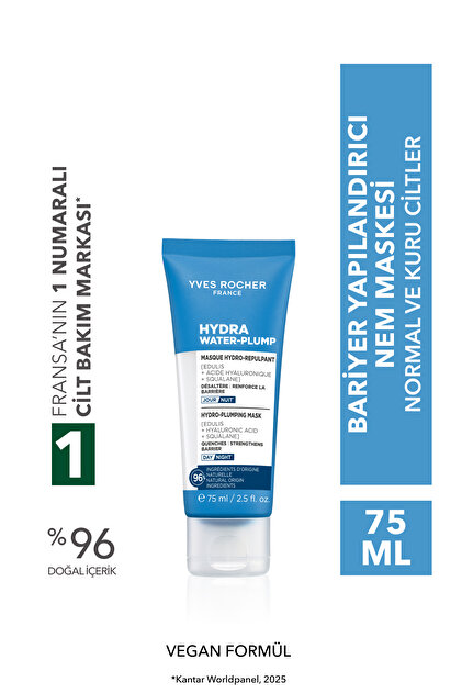 Yves Rocher Nem Maskesi - Hyaluronik Asit, Skualen, Shea- Hydra