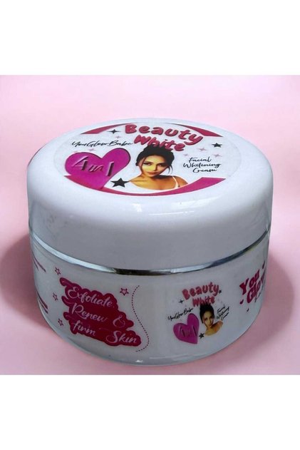 4-in-1 Beauty White Facial Cream – Brightening, Firming & Exfoliating Moisturizer for Smooth Skin