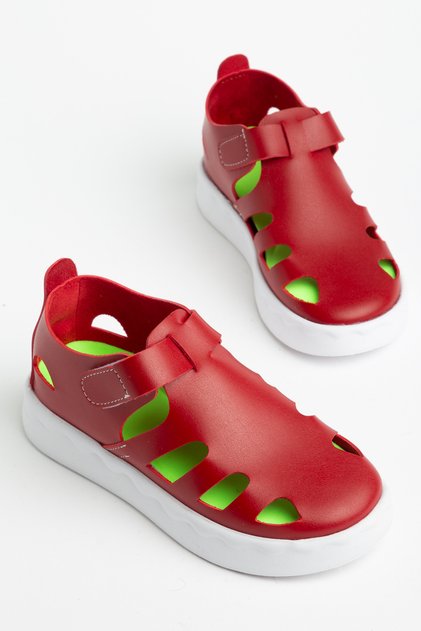 Children's Unisex Red Light Sole Comfortable Velcro Sandals