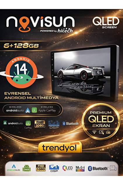 NAVİSUN | NV-5609 | 9.35 inç Yeni Tip Ekran | 6+128G | Carplay +