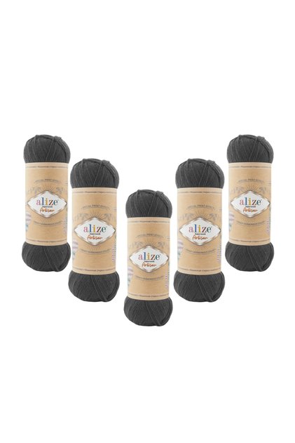Superwash Artisan (60) 5 Pieces 100 Gr 420 Mt 75% Wool Hand Knitting Yarn – Soft Durable Multi-Colored Yarn