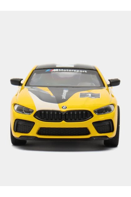 BMW M8 Competition Coupe Livery Edition KT5425DF 1:38 Scale Model Lisanslı Sarı