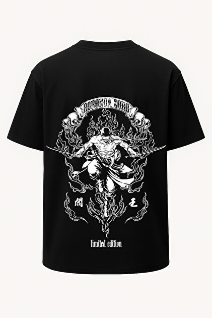 nirvoda Oversize Roronoa Zoro One Piece Limited Edition Baskılı